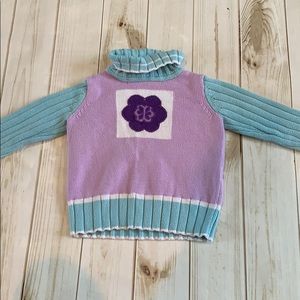 Girls Turtle Neck Sweater